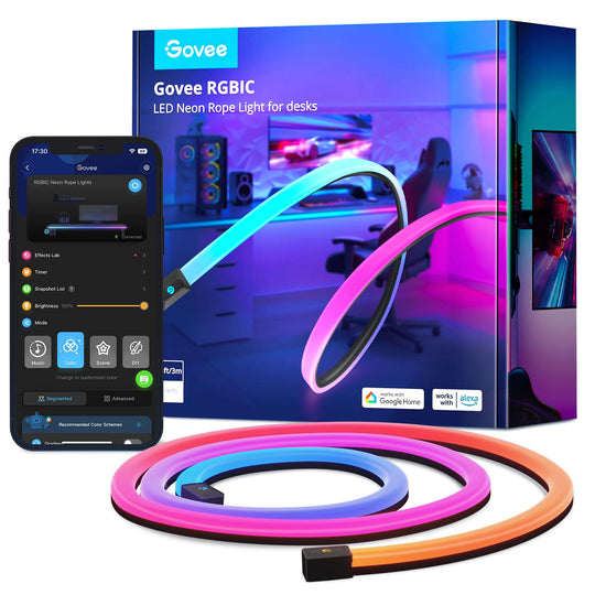 Govee Gaming Table Neon Rope RGBIC 3M
